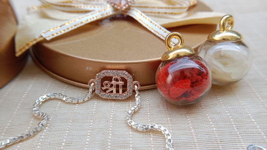 925 Pure Silver Designer Rakhi with Elegant Rose Gold Finish ( kids)