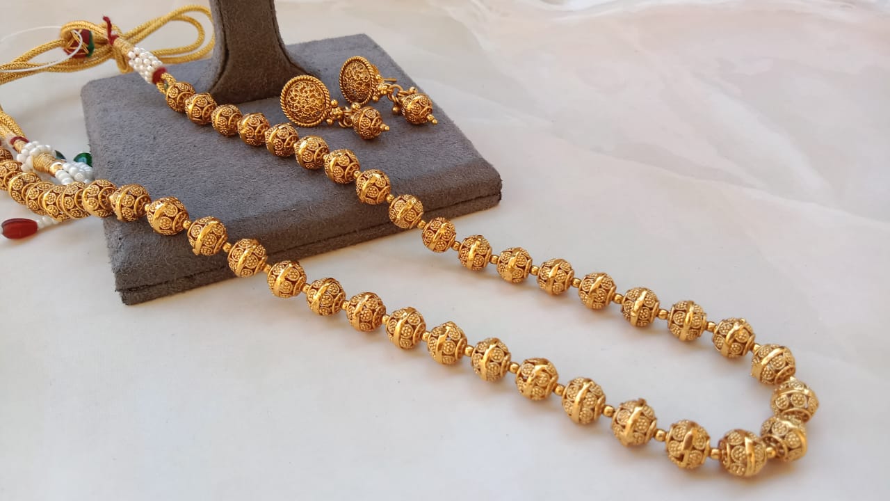 Gold Plated Mala Set