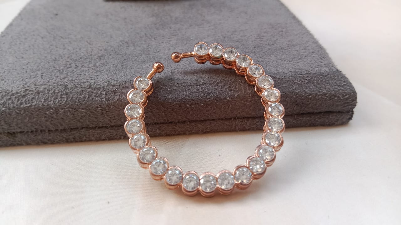 ✨  Elegant AD Stone Bridal Nosering