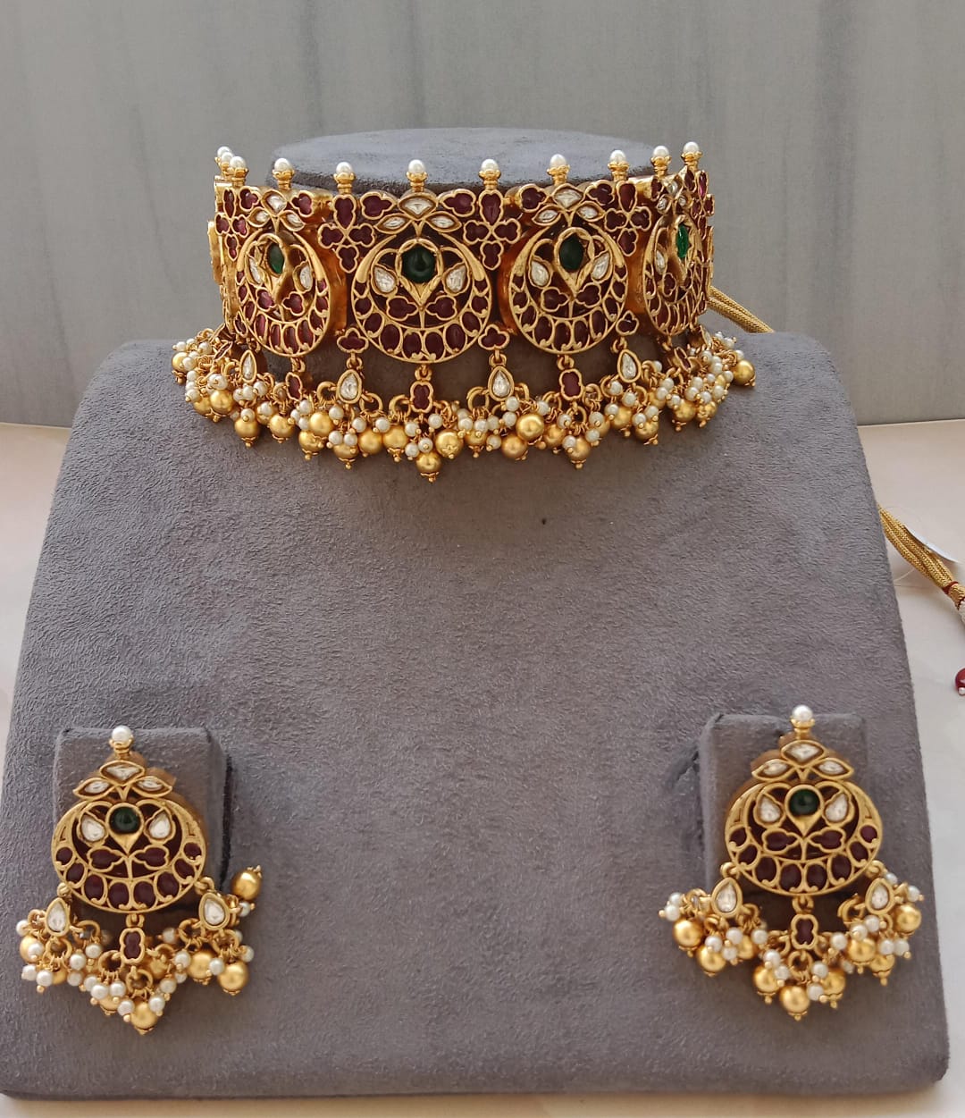 Gold plated Choker Set