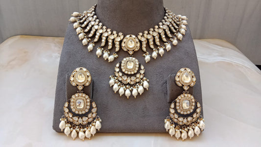 Kundan royal necklace set