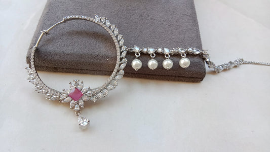 AD & Pearl Elegant Bridal Nosering