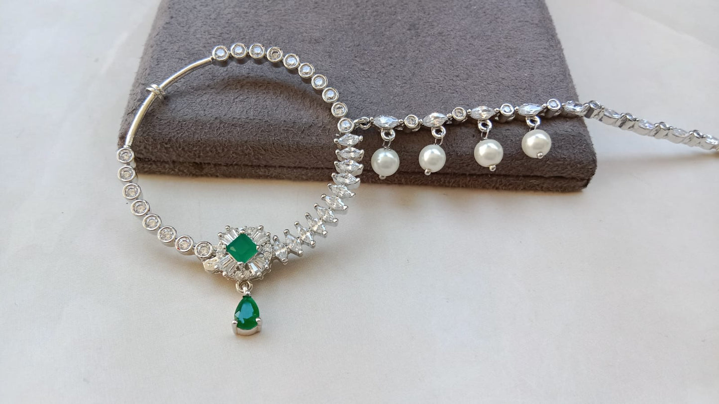 AD & Pearl Traditional Bridal Nosering