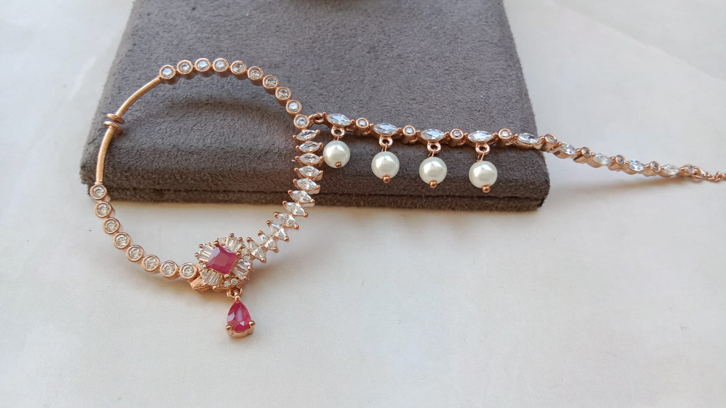 AD & Pearl Traditional Bridal Nosering