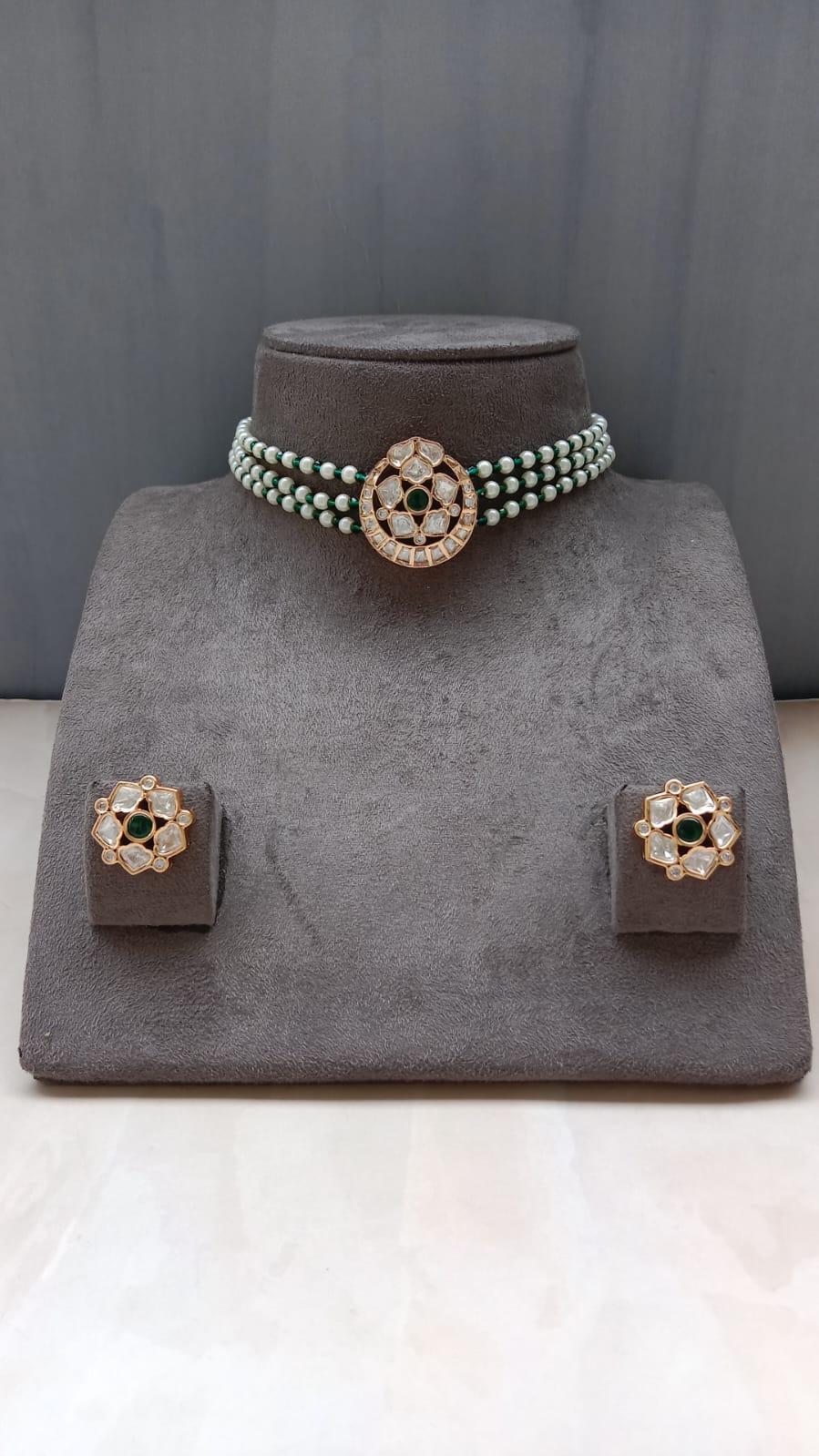 Polki Kundan Choker Set