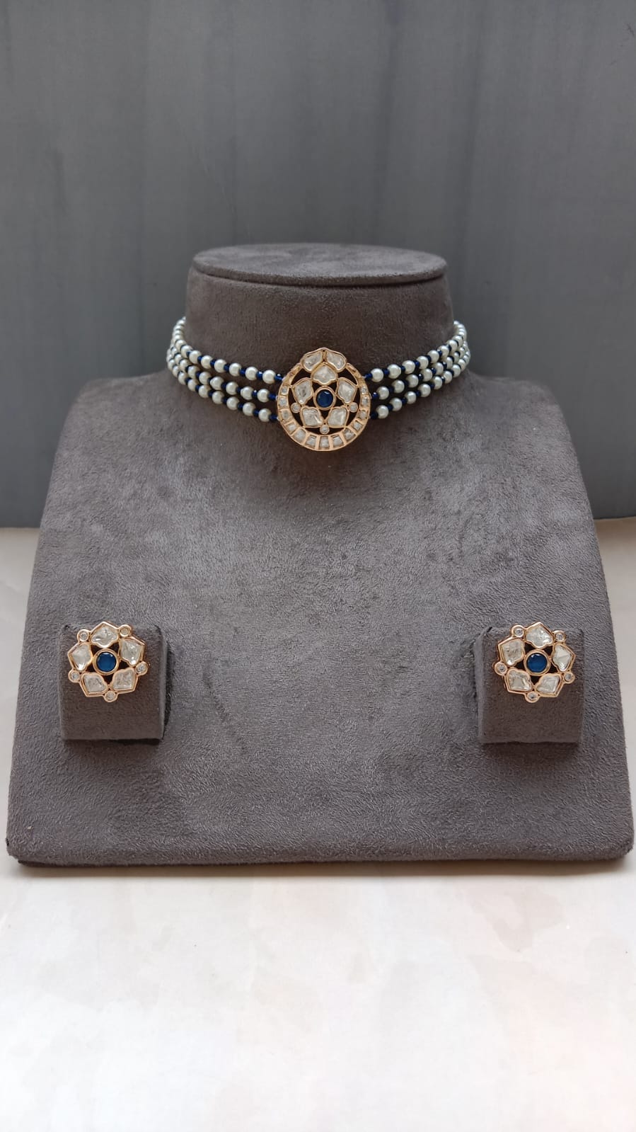 Polki Kundan Choker Set