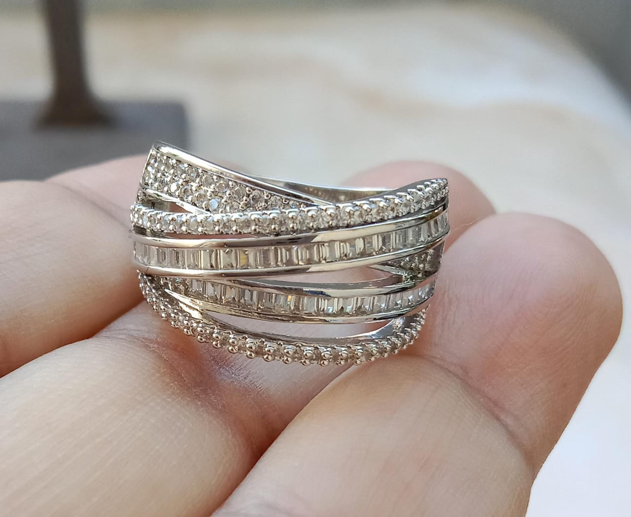 American Diamond Ring