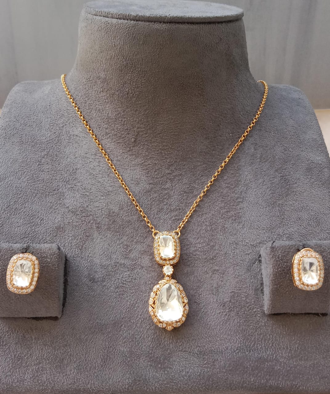 Polki Pendant set