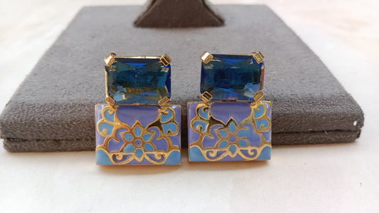 Enamel Earrings