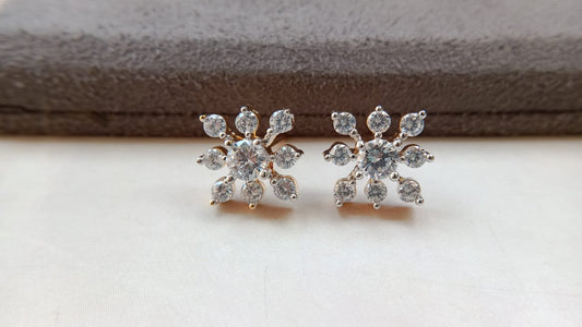 Radiant Snowflake American Diamond Tops