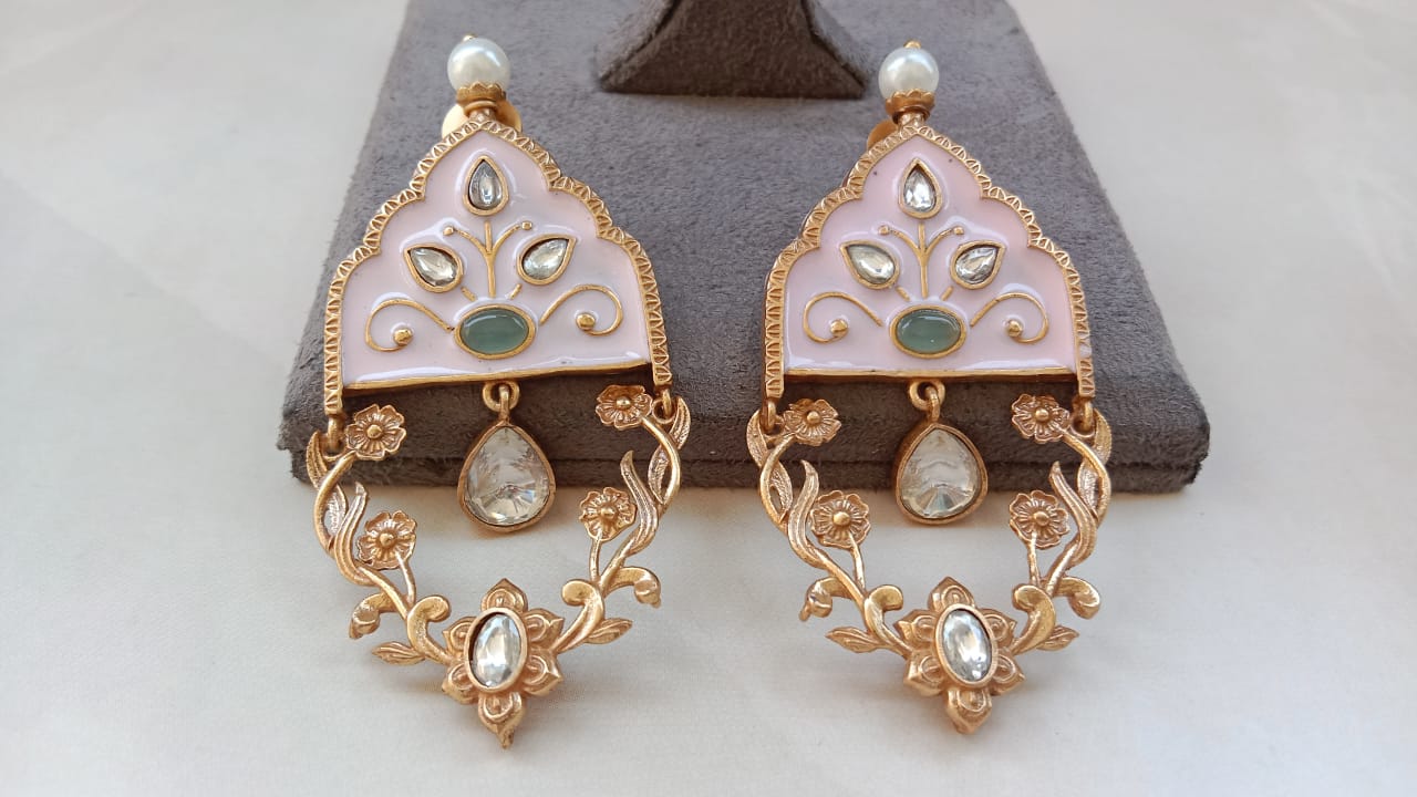 Designer Kundan Earrings