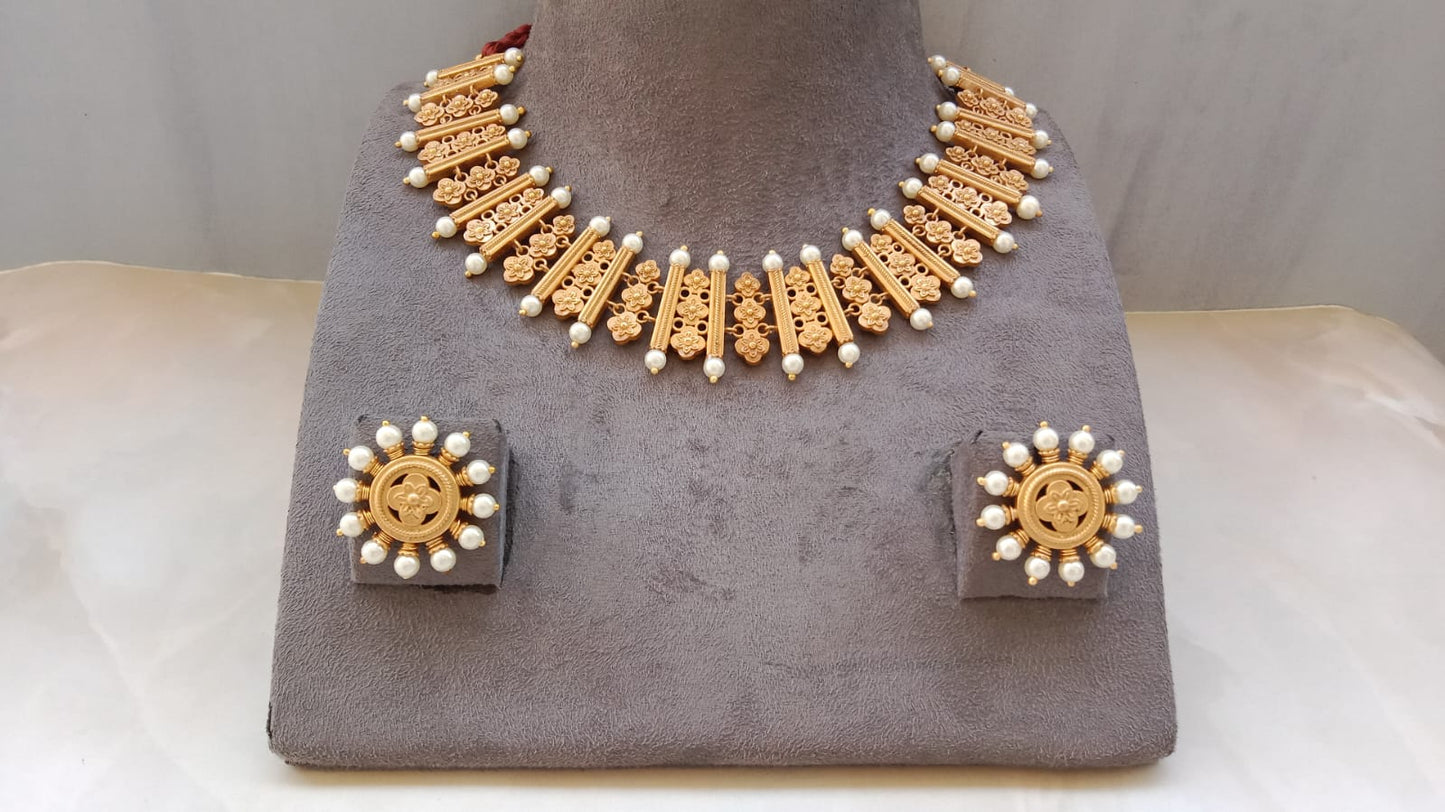 Golden Necklace Set