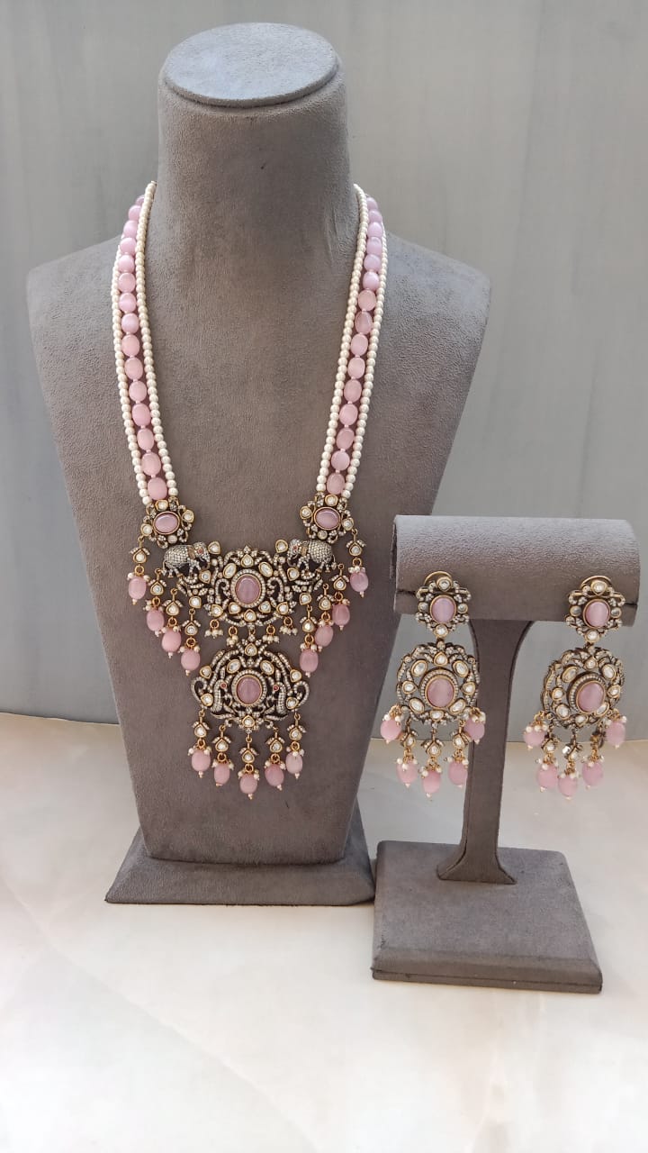 Oxidized Pink Long haar set