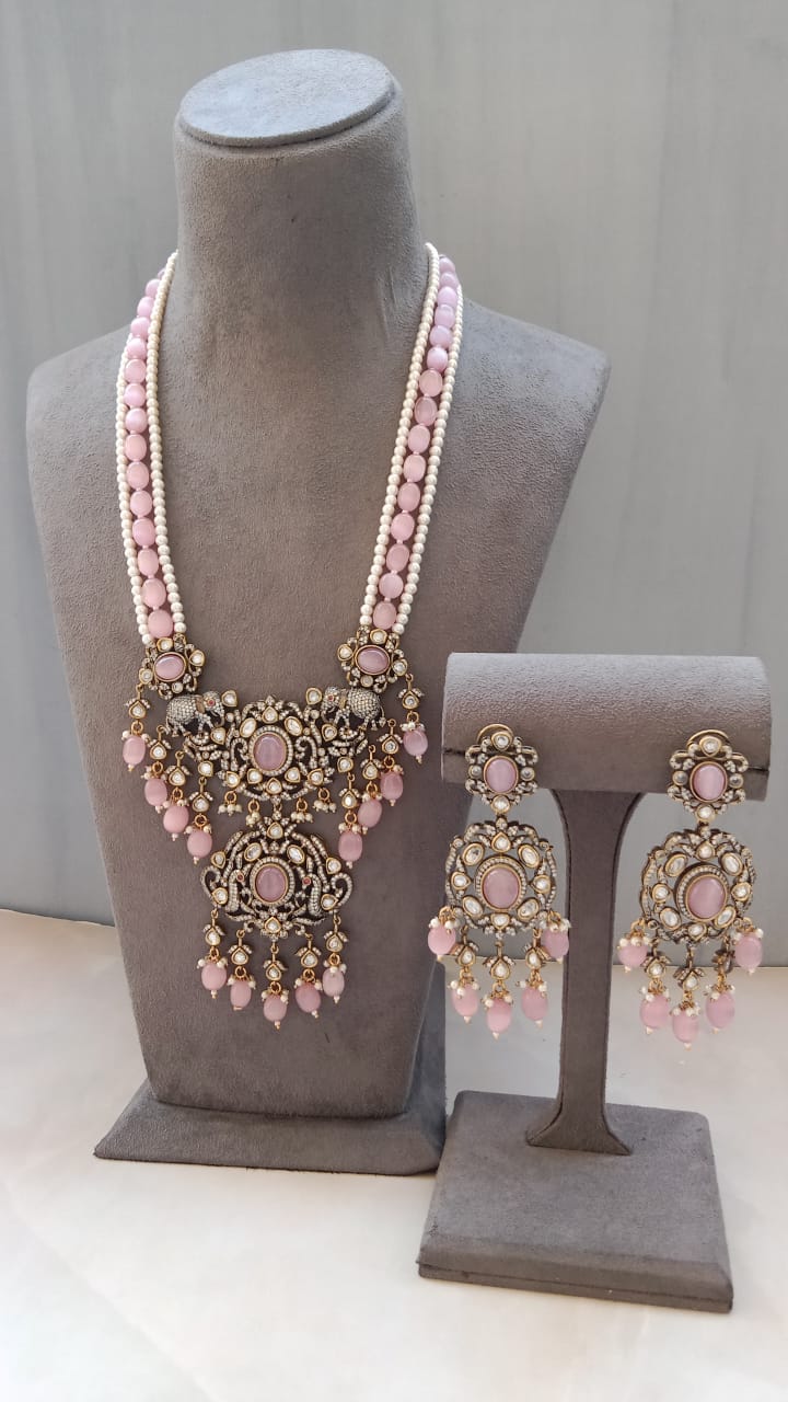 Oxidized Pink Long haar set