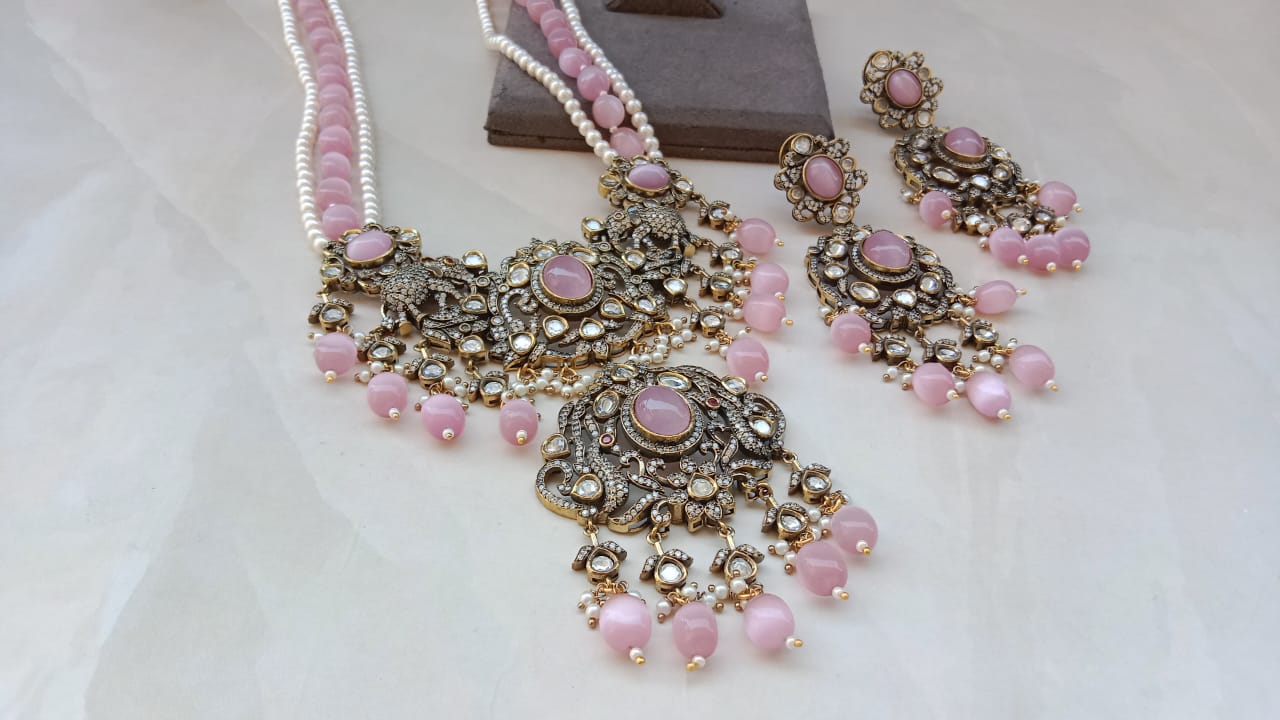 Oxidized Pink Long haar set