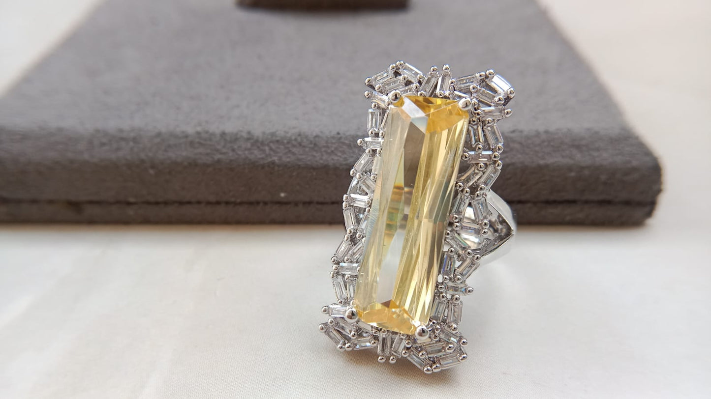 Topaz Designer Ring