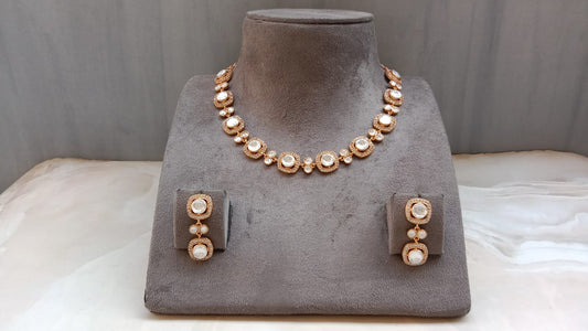 Classic Polki Radiance Necklace Set