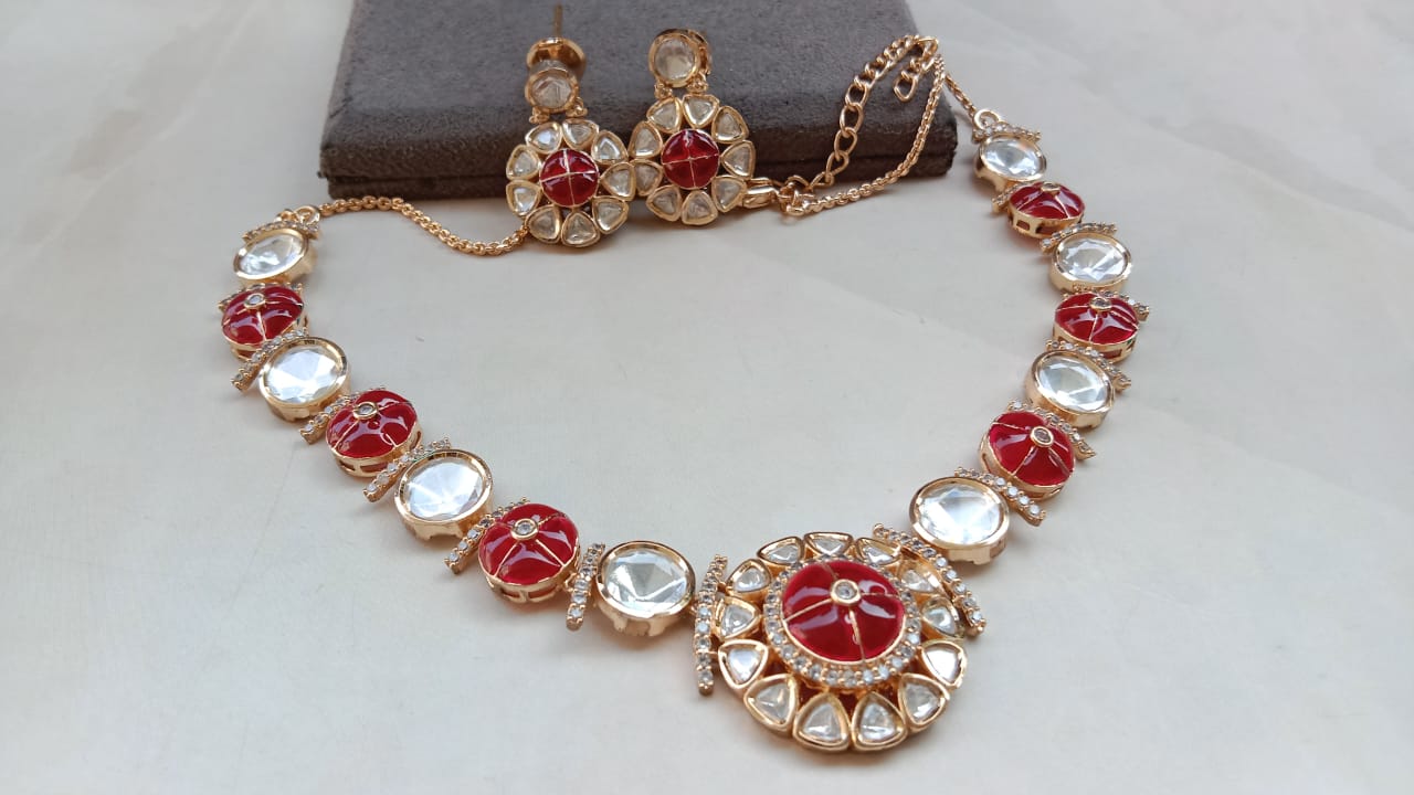 Timeless Kundan Polki Heritage Jewellery Set