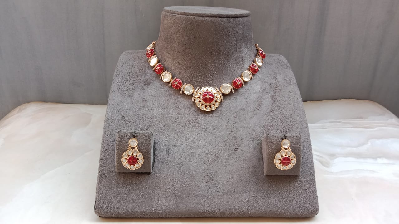 Timeless Kundan Polki Heritage Jewellery Set