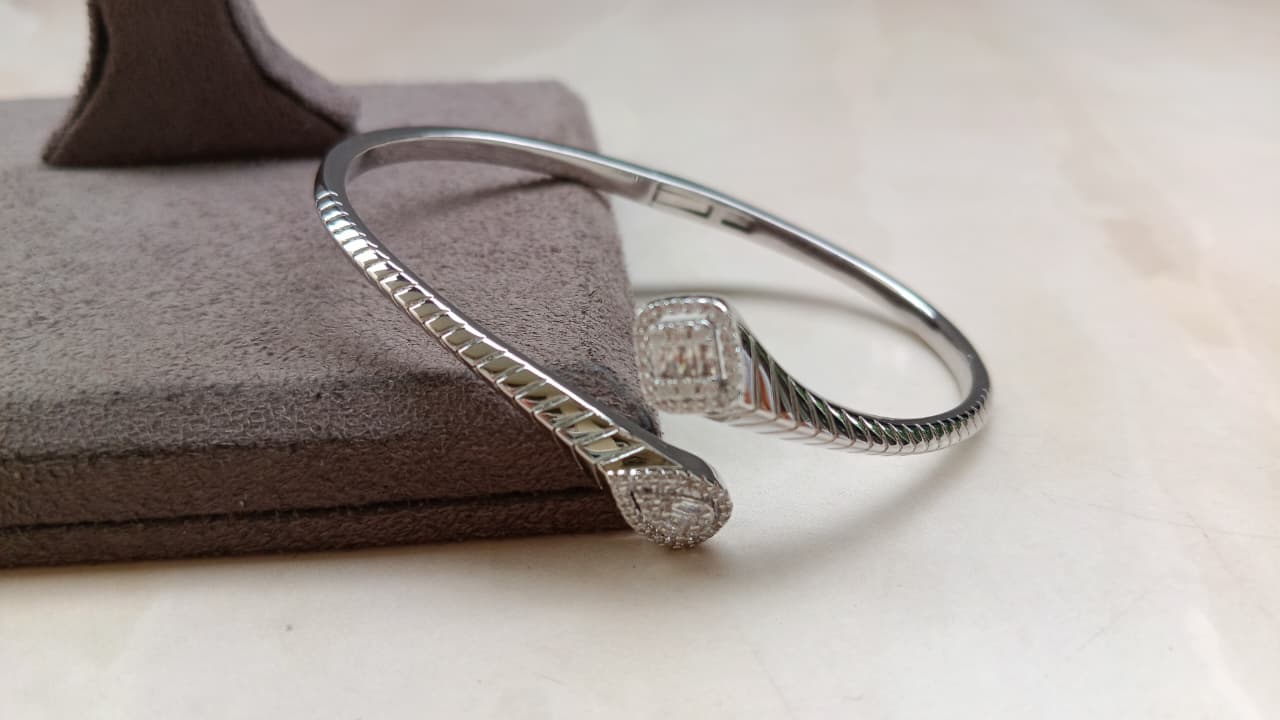 AD Adjustable Bracelet – Gold & Rhodium Plated