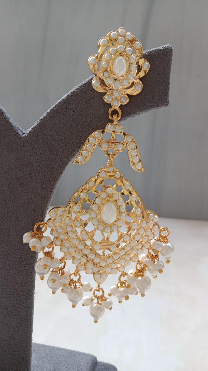 Golden Jadau Earrings