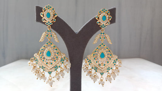 Golden Jadau Earrings