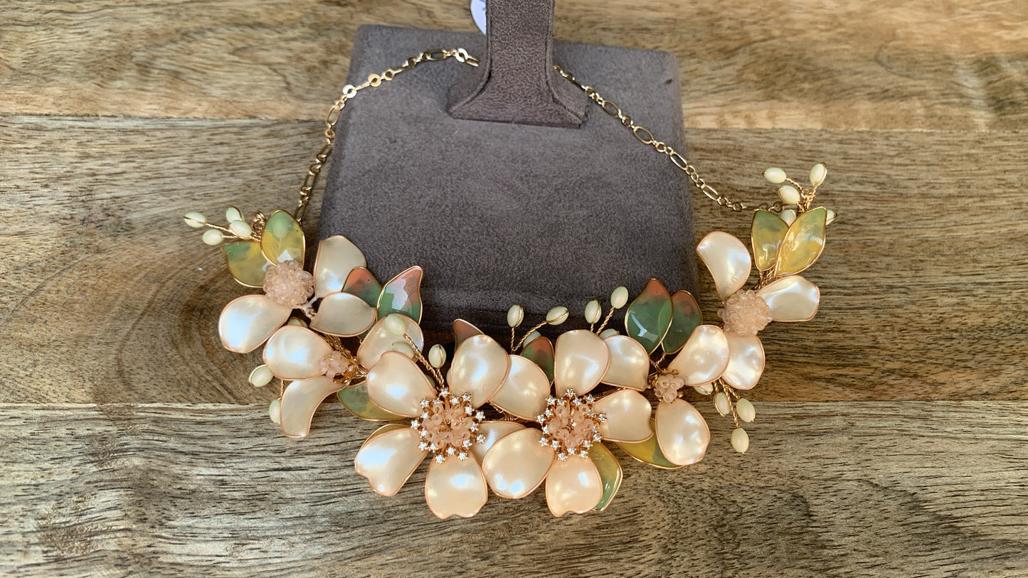 Golden Floral Jewellery