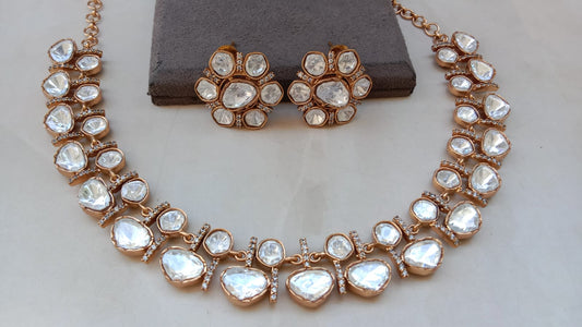Royal Polki Glow Necklace Set