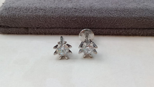92.5 Sterling Silver Solitaire Tops